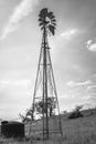 Windmill in Black and White