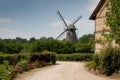 Windmill in Bokrijk Royalty Free Stock Photo