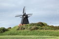 Windmill in Borglum, Denmark Royalty Free Stock Photo