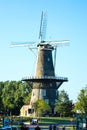 Windmill in the bright day