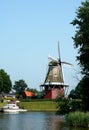 Windmill called Zeldenrust in Dokkum