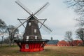 Windmill of the citadel Kastellet fortress in Copenhagen, Denmark