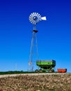 Windmill in a Corn Field