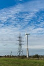 Windmill on the countryside