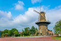 windmill de Valk in Leiden, Netherlands