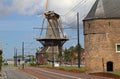 Windmill in Delft, Holland Royalty Free Stock Photo