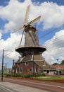 Windmill in Delft, Holland Royalty Free Stock Photo