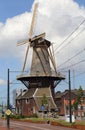 Windmill in Delft, Holland Royalty Free Stock Photo