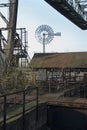 Windmill in duisburg Royalty Free Stock Photo
