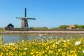 Windmill at Dutch island Texel Royalty Free Stock Photo