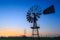 Windmill in a dutch landscape Royalty Free Stock Photo