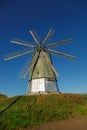 windmill dutch type against blue sky