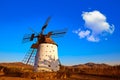 Windmill El Cotillo Fuerteventura Canary Islands Royalty Free Stock Photo