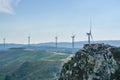 Windmill electric generator tower in Portugal