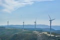 Windmill electric generator tower in Portugal