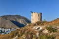 Windmill - Emporio, Greece Royalty Free Stock Photo