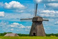 Windmill at the Ethnographic Open-Air Museum of Lithuania in Kau Royalty Free Stock Photo