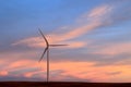 Windmill Farm along the Eastern Plains, Colorado Royalty Free Stock Photo