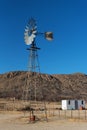 Windmill on a farm in the Erongo Mountains, Namibia