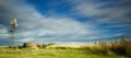 Windmill and fields