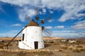 Windmill in fuerteventura Royalty Free Stock Photo