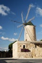 Windmill on gozo island in malta Royalty Free Stock Photo