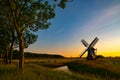 Windmill in Groningen Netherlands