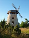Windmill in Hiiumaa Royalty Free Stock Photo