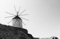 Windmill on the hill in Mykonos