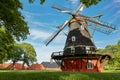 Windmill in the historical Fortress Kastellet in Copenhagen