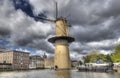 Windmill in Holland Royalty Free Stock Photo