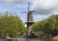 Windmill in Holland Royalty Free Stock Photo