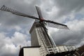 Windmill in the holland cloud sky Royalty Free Stock Photo