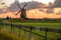 Windmill in Holland Royalty Free Stock Photo
