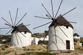 Windmill Ios Cyclades island Greece Royalty Free Stock Photo