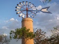 Windmill at island of Majorca in Spain Royalty Free Stock Photo