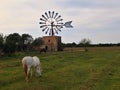 Windmill at island of Majorca in Spain Royalty Free Stock Photo