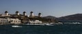 Windmill on the island of Mykonos in Greece. panorama