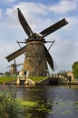 Windmill, Kinderdijk, Netherland Royalty Free Stock Photo