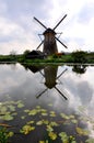 Windmill in Kinderdjik Royalty Free Stock Photo