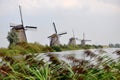 Windmill in Kinderdjik Royalty Free Stock Photo