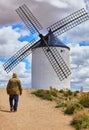 Windmill at knoll Consuegra Castilla La Mancha