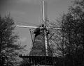 Windmill in Kralingse bos park Royalty Free Stock Photo