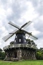 Windmill in a Kungsparken and Slottstradgarden, parks in Malmo, Sweden