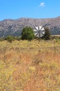 Windmill in the Lasithi Plateau Royalty Free Stock Photo