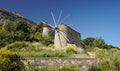 Windmill on Lasithi Plateau, Crete Royalty Free Stock Photo