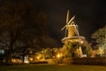 Windmill in Leiden Royalty Free Stock Photo