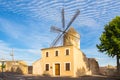 Windmill in Llubi Mallorca Royalty Free Stock Photo