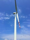 Windmill maintenance Royalty Free Stock Photo