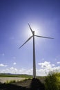 Windmill on meadow